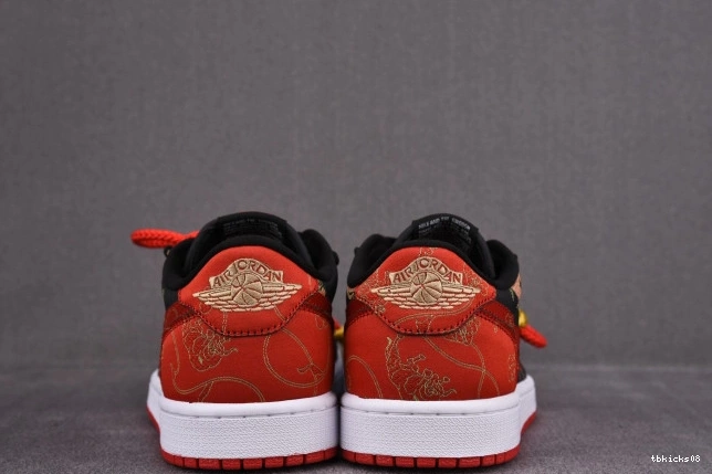 Reps TBkick Jordan Chinese 1 Low Year DD2233-001 OG New 0705